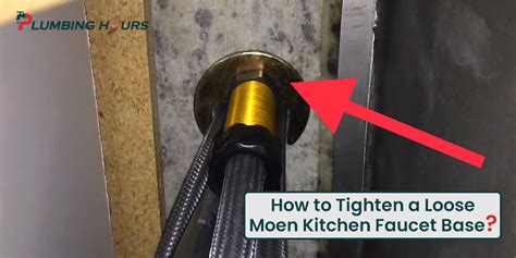 tightening moen kitchen faucet|Moen Kitchen Faucet Handle Loose: Step